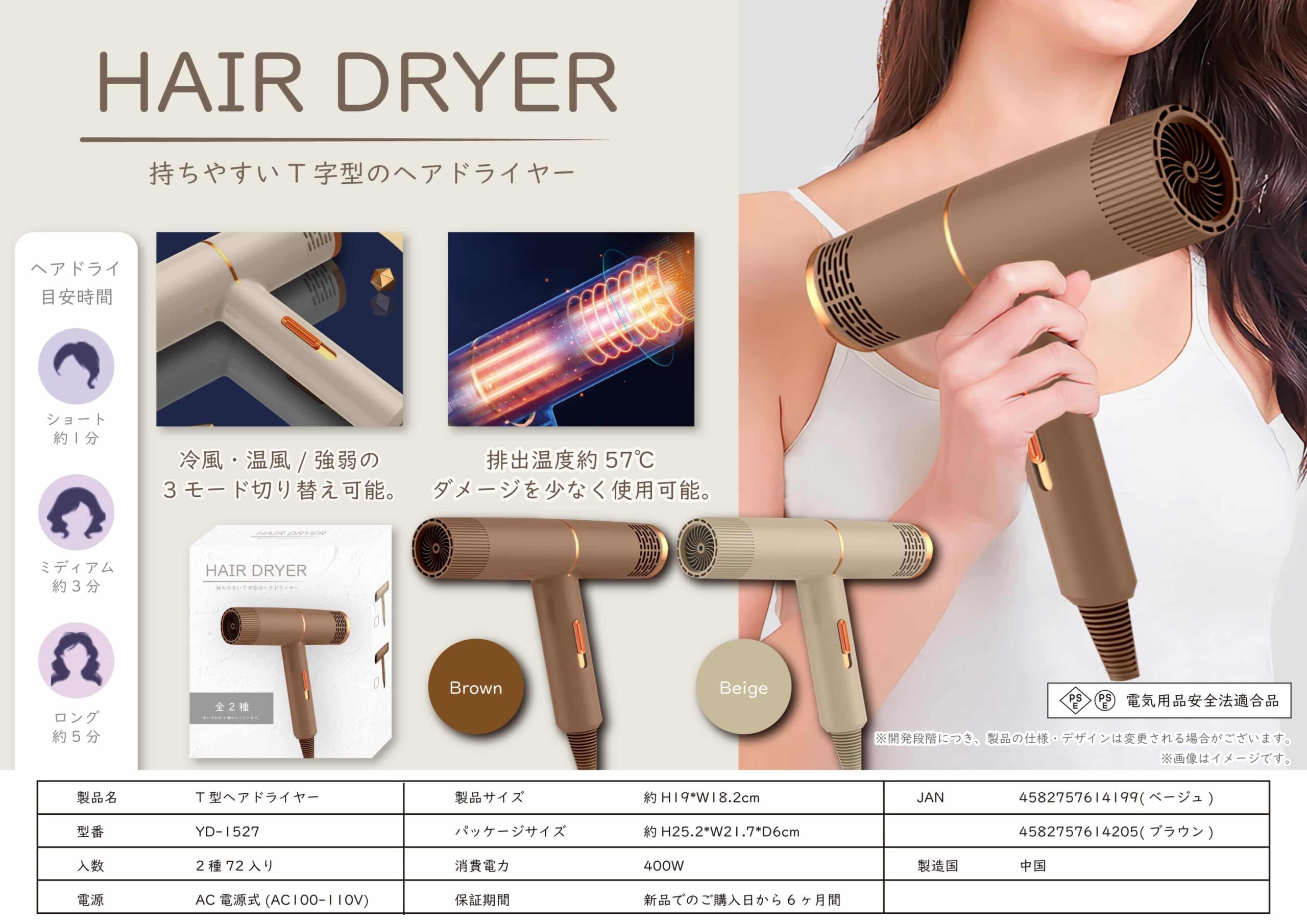 コードレスヘアドライヤー ブロードライヤー 15000MAH ポータブルUSB充電式 ヘアドライヤー付きUSB 充電コールドホットウ TESCOM マイナスイオン カールドライヤー | エレコムダイレクト